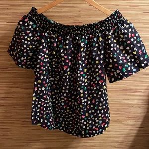 J.Crew off shoulder blouse